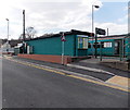 Eastern entrance to Pengam railway station