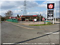 Texaco filling station on Walsall Road
