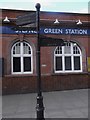 Signpost outside Stepney Green Underground Station E1