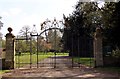 Gates to Kingston Bagpuize House