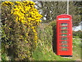 Roadside telephone box at Higher Goonvrea