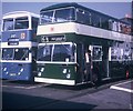 Two Buses at Earls Court Exhibition Centre