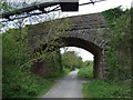 Bridge over the Strawberry Line (railway trail)