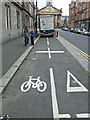 Cycle lane on St Andrews Street