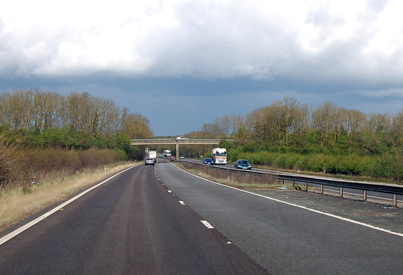 A1 Northbound Bridge © Julian P Guffogg :: Geograph Britain And Ireland