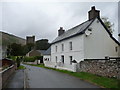 SO1823 : Part of Cwmdu village, Powys by Jeremy Bolwell