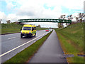 A34, Footbridge near Heawood Hall