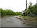 Bull Lane at the junction of Pilgrim