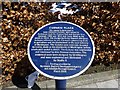 Circular plaque, Curwen Place, Workington