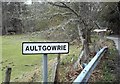 Aultgowrie Sign