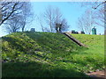 Water reservoir behind Bank Coppice