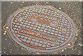 Meierguss manhole cover, Belfast