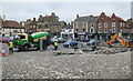 Re-laying cobbles in Thirsk