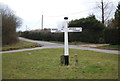 Road signpost, Herring