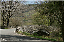 SH6143 : Pont Garreg-Hylldrem, Gwynedd by Peter Trimming