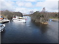 NS3981 : The River Leven at Balloch by Barbara Carr