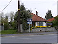 TM3489 : Roadsigns on the B1062 Beccles Road by Geographer