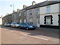 Inconspicuous name sign, Market Place, Penygroes