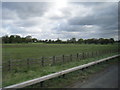 Fields by the M56 eastbound near Stretton Moss