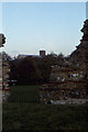TL1306 : St Albans: the cathedral seen through Roman ruins by Christopher Hilton