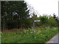 Barsham City sign on Church Road