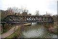 Pipeline bridge, River Lea