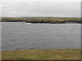 Sea breaking on cliffs of Gob nan Uan