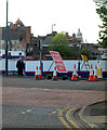 Tramway construction site at Meadows Way