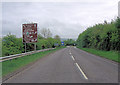 A44 approaches junction with B4632