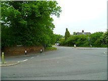 TQ0281 : Junction of wood Lane with Langley Park Road by Shazz