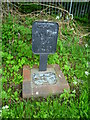 Distance marker on the Grand Union Canal