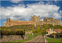 NU1835 : Bamburgh Castle by Mike Searle