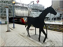 SP0686 : Iron Horse on New Street Station by Graham Hogg