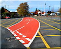 Keep clear area in front of John Kyrle High School, Ross-on-Wye