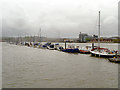 TQ7569 : River Medway, Chatham Reach by David Dixon