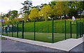 R7072 : Basketball court at Riverside Park, Ballina, Co. Tipperary by P L Chadwick
