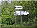 Roadsigns on the B1149 Holt Road