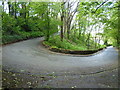 Hairpin bend in the Disley to Hague Bar road