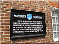 :Plaque on Warton?s Hospital