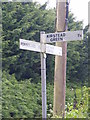 TM2998 : Roadsign on Church Road by Geographer
