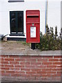 TM2993 : Hempnall Road Post Office Postbox by Geographer