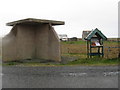 Bus stop and community notice board