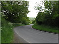 Newick Lane heading south to Heathfield