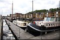 Boats moored by Finland Quay East