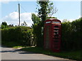 Glanvilles Wootton: red telephone box