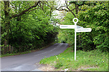 SU8149 : Signpost Heath Lane by Oast House Archive