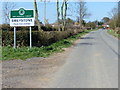 Swepstone village sign along Newton Road