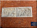 SX9392 : Commemorative panel at Exeter School by David Smith