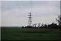 Pylon in a flat landscape