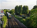 View south from the Kingston Road railway bridge